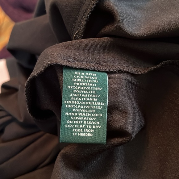 Lauren Ralph Lauren Black Dress. - Picture 5 of 8